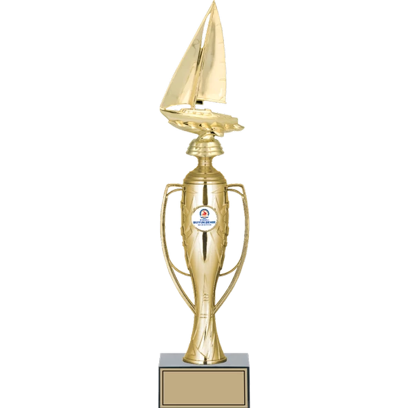 ODAK KUPA - Figürlü Kupalar - Yelken Figürlü Kupalar FG-025 A - 40 cm ürün görseli 1