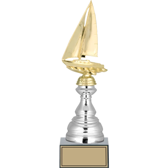 ODAK KUPA - Figürlü Kupalar - Yelken Figürlü Kupalar FG-024 B - 33 cm ürün görseli 1