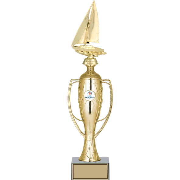 ODAK KUPA - Figürlü Kupalar - Yelken Figürlü Kupalar FG-026 B - 44 cm ürün görseli 1