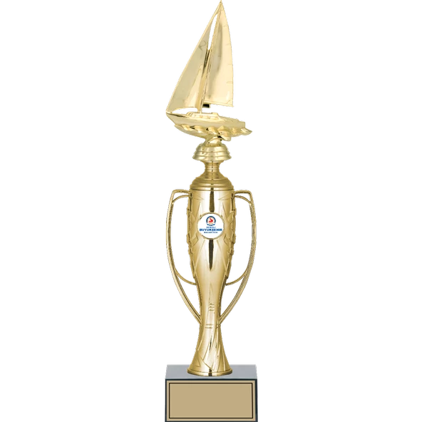 ODAK KUPA - Figürlü Kupalar - Yelken Figürlü Kupalar FG-026 C - 42 cm ürün görseli 1