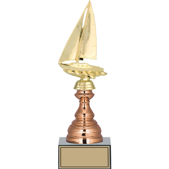 ODAK KUPA - Figürlü Kupalar - Yelken Figürlü Kupalar FG-024 C - 32 cm ürün görseli 1