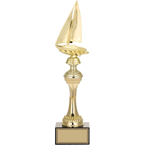 ODAK KUPA - Figürlü Kupalar - Yelken Figürlü Kupalar FG-029 B - 38 cm ürün görseli 1