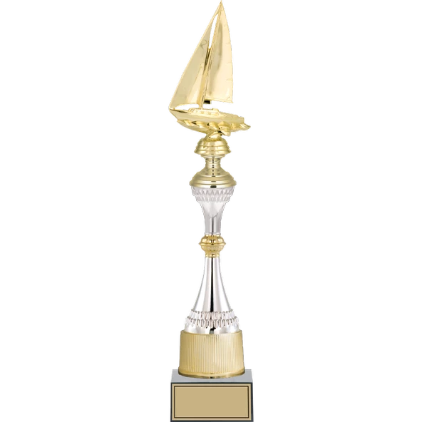 ODAK KUPA - Figürlü Kupalar - Yelken Figürlü Kupalar FG-032 A - 48 cm ürün görseli 1