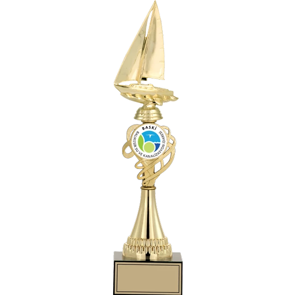 ODAK KUPA - Figürlü Kupalar - Yelken Figürlü Kupalar FG-034 A - 41 cm ürün görseli 1