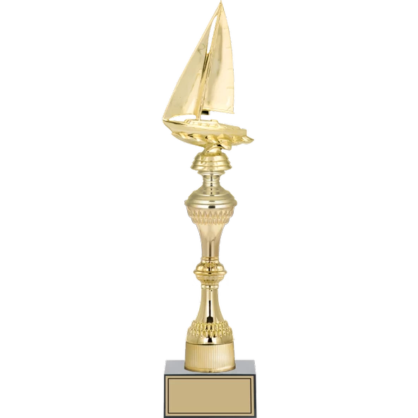 ODAK KUPA - Figürlü Kupalar - Yelken Figürlü Kupalar FG-031 C - 42 cm ürün görseli 1