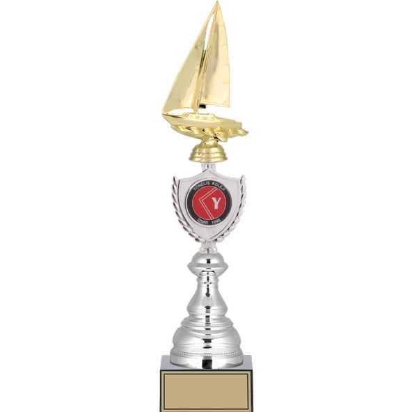 ODAK KUPA - Figürlü Kupalar - Yelken Figürlü Kupalar FG-035 B - 43 cm ürün görseli 1