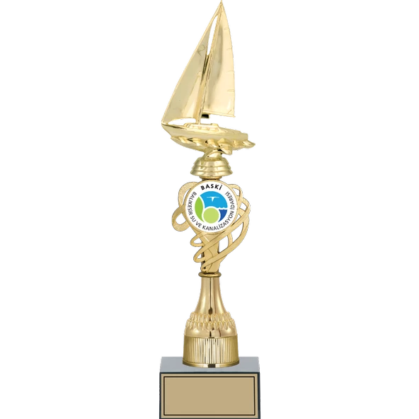 ODAK KUPA - Figürlü Kupalar - Yelken Figürlü Kupalar FG-033 C - 40 cm ürün görseli 1