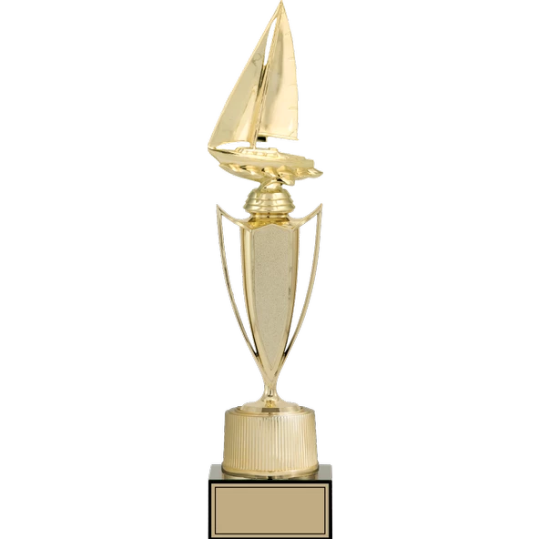 ODAK KUPA - Figürlü Kupalar - Yelken Figürlü Kupalar FG-040 A - 42 cm ürün görseli 1