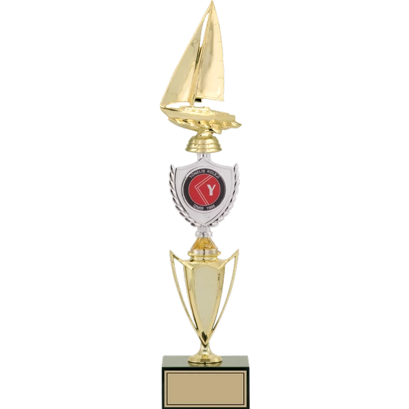 ODAK KUPA - Figürlü Kupalar - Yelken Figürlü Kupalar FG-042 C - 45 cm ürün görseli 1
