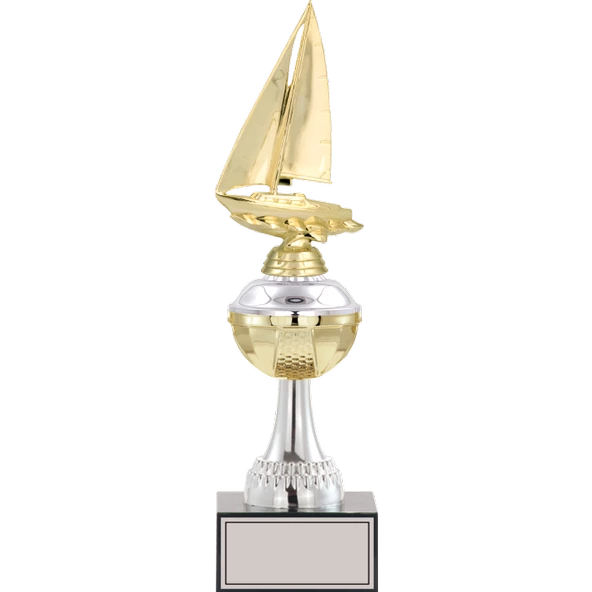 ODAK KUPA - Figürlü Kupalar - Yelken Figürlü Kupalar FG-045 B - 35 cm ürün görseli 1