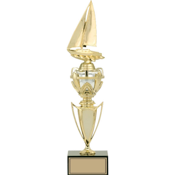 ODAK KUPA - Figürlü Kupalar - Yelken Figürlü Kupalar FG-044 C - 41 cm ürün görseli 1