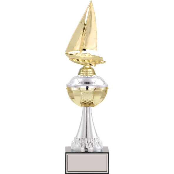 ODAK KUPA - Figürlü Kupalar - Yelken Figürlü Kupalar FG-045 A - 39 cm ürün görseli 1