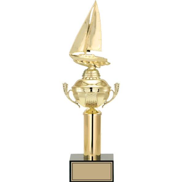 ODAK KUPA - Figürlü Kupalar - Yelken Figürlü Kupalar FG-048 C - 41 cm ürün görseli 1