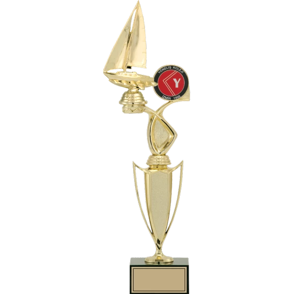 ODAK KUPA - Figürlü Kupalar - Yelken Figürlü Kupalar FG-043 A - 47 cm ürün görseli 1
