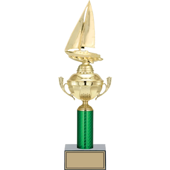 ODAK KUPA - Figürlü Kupalar - Yelken Figürlü Kupalar FG-050 B - 42 cm ürün görseli 1
