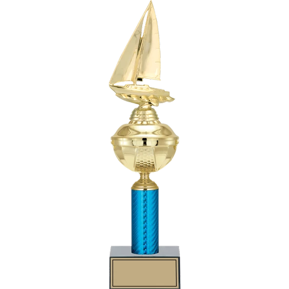 ODAK KUPA - Figürlü Kupalar - Yelken Figürlü Kupalar FG-051 B - 42 cm ürün görseli 1
