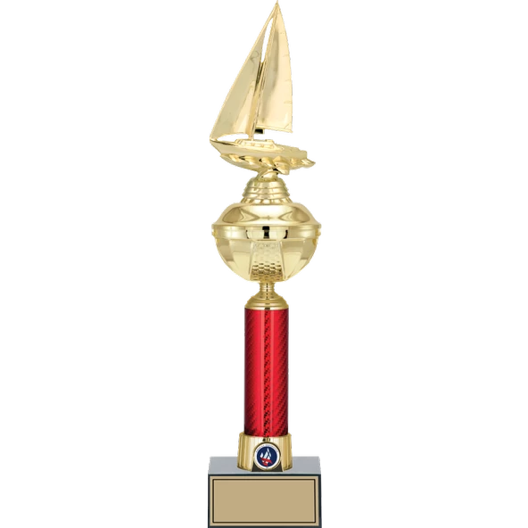 ODAK KUPA - Figürlü Kupalar - Yelken Figürlü Kupalar FG-053 A - 48 cm ürün görseli 1
