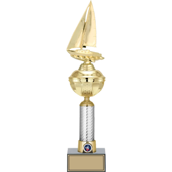 ODAK KUPA - Figürlü Kupalar - Yelken Figürlü Kupalar FG-057 B - 46 cm ürün görseli 1