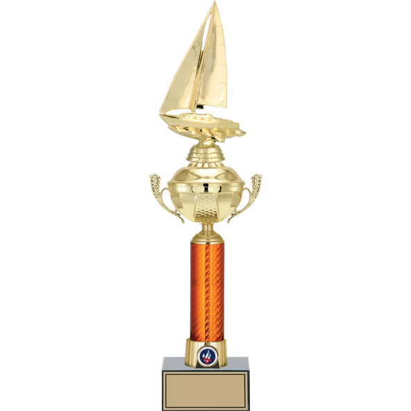 ODAK KUPA - Figürlü Kupalar - Yelken Figürlü Kupalar FG-056 A - 48 cm ürün görseli 1