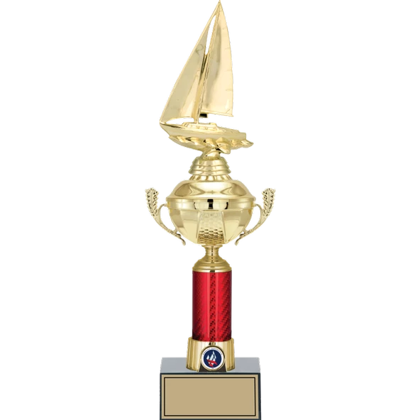 ODAK KUPA - Figürlü Kupalar - Yelken Figürlü Kupalar FG-054 C - 43 cm ürün görseli 1