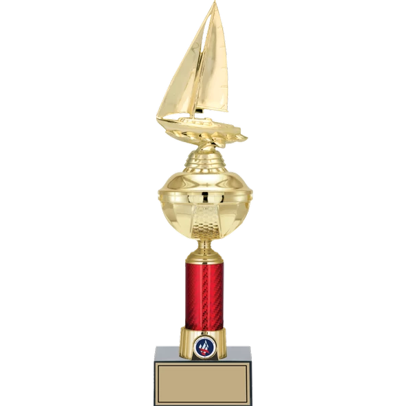 ODAK KUPA - Figürlü Kupalar - Yelken Figürlü Kupalar FG-053 C - 43 cm ürün görseli 1