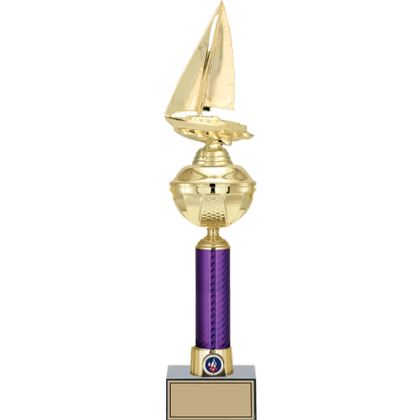 ODAK KUPA - Figürlü Kupalar - Yelken Figürlü Kupalar FG-059 A - 48 cm ürün görseli 1