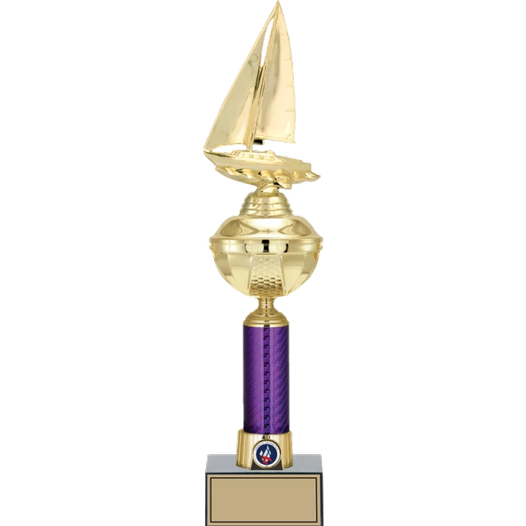 ODAK KUPA - Figürlü Kupalar - Yelken Figürlü Kupalar FG-059 B - 46 cm ürün görseli 1