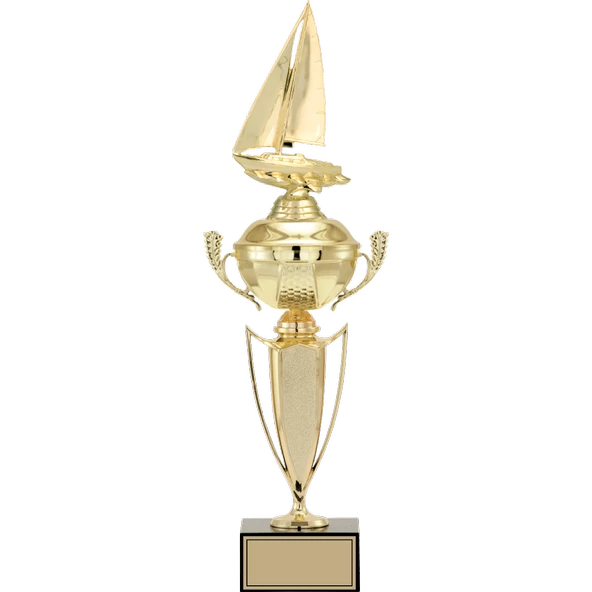 ODAK KUPA - Figürlü Kupalar - Yelken Figürlü Kupalar FG-068 A - 49 cm ürün görseli 1