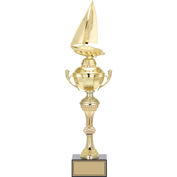ODAK KUPA - Figürlü Kupalar - Yelken Figürlü Kupalar FG-062 C - 48 cm ürün görseli 1