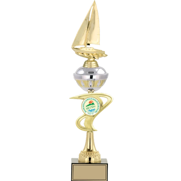 ODAK KUPA - Figürlü Kupalar - Yelken Figürlü Kupalar FG-065 B - 49 cm ürün görseli 1