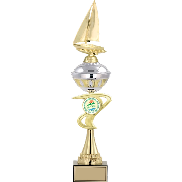 ODAK KUPA - Figürlü Kupalar - Yelken Figürlü Kupalar FG-065 A - 52 cm ürün görseli 1