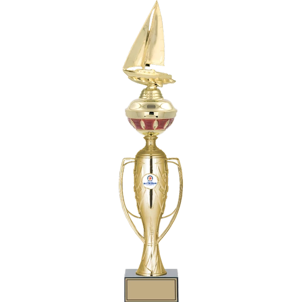 ODAK KUPA - Figürlü Kupalar - Yelken Figürlü Kupalar FG-073 B - 53 cm ürün görseli 1