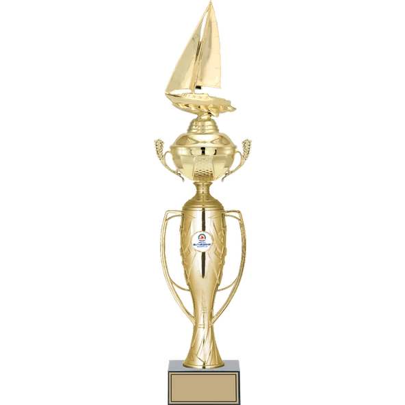 ODAK KUPA - Figürlü Kupalar - Yelken Figürlü Kupalar FG-072 B - 53 cm ürün görseli 1