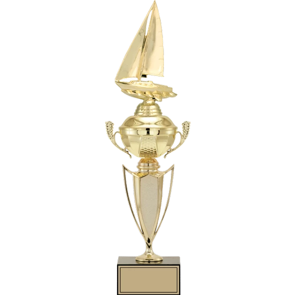 ODAK KUPA - Figürlü Kupalar - Yelken Figürlü Kupalar FG-068 B - 46 cm ürün görseli 1