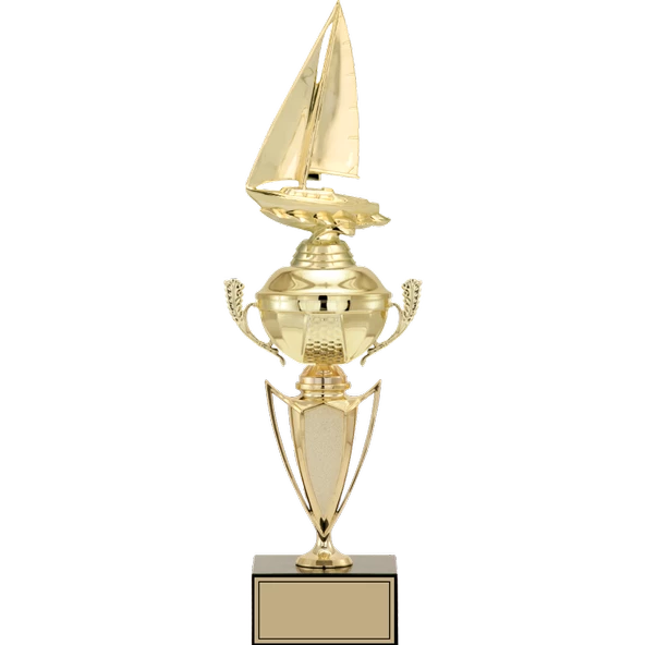 ODAK KUPA - Figürlü Kupalar - Yelken Figürlü Kupalar FG-068 C - 44 cm ürün görseli 1
