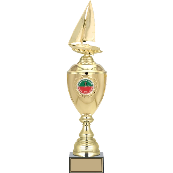 ODAK KUPA - Figürlü Kupalar - Yelken Figürlü Kupalar FG-079 B - 51 cm ürün görseli 1
