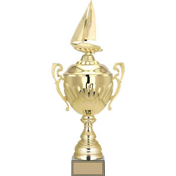 ODAK KUPA - Figürlü Kupalar - Yelken Figürlü Kupalar FG-089 A - 55 cm ürün görseli 1