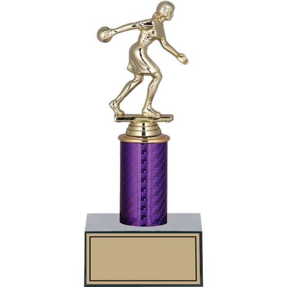ODAK KUPA - Figürlü Kupalar - Bowling Kadın Figürlü Kupalar FG-002 A - 24 cm ürün görseli 1