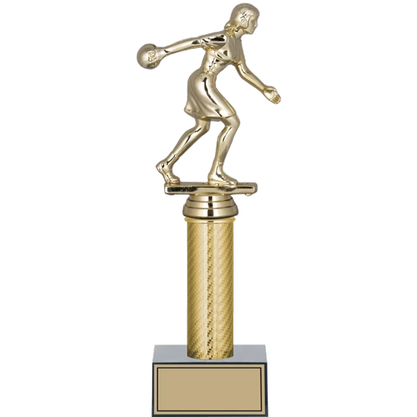 ODAK KUPA - Figürlü Kupalar - Bowling Kadın Figürlü Kupalar FG-007 A - 29 cm ürün görseli 1