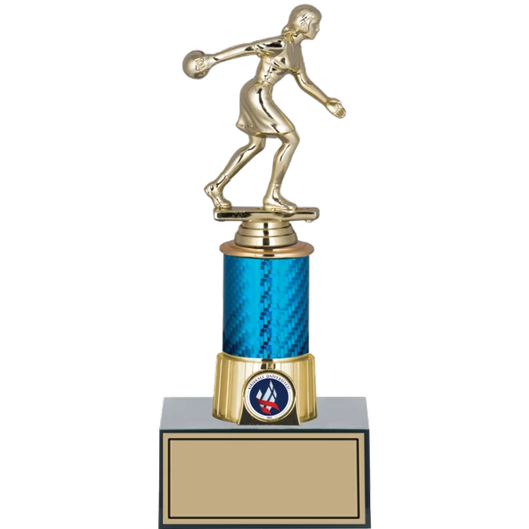 ODAK KUPA - Figürlü Kupalar - Bowling Kadın Figürlü Kupalar FG-005 C - 25 cm ürün görseli 1