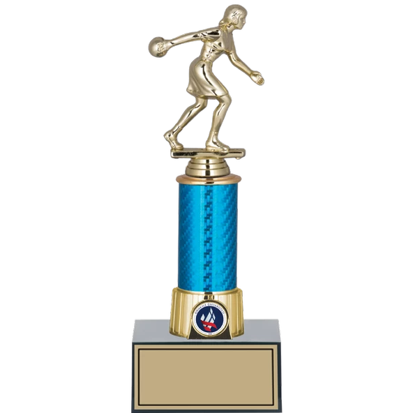 ODAK KUPA - Figürlü Kupalar - Bowling Kadın Figürlü Kupalar FG-005 B - 28 cm ürün görseli 1