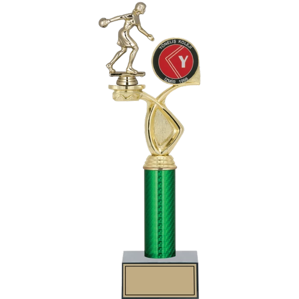 ODAK KUPA - Figürlü Kupalar - Bowling Kadın Figürlü Kupalar FG-018 A - 39 cm ürün görseli 1