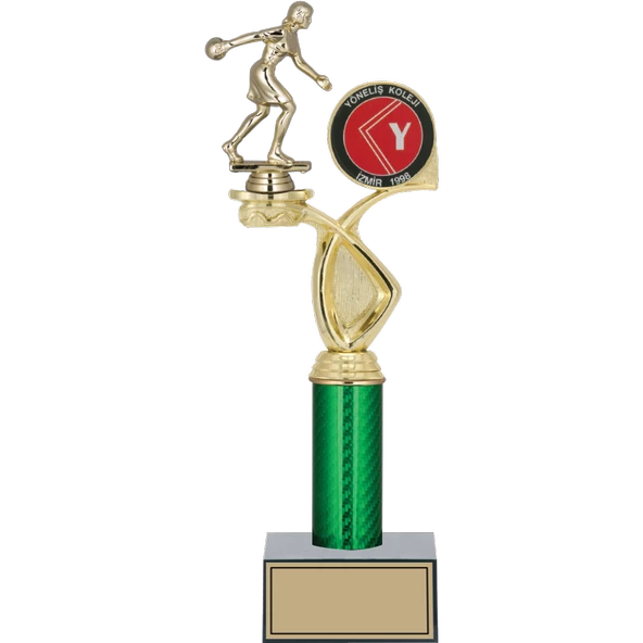 ODAK KUPA - Figürlü Kupalar - Bowling Kadın Figürlü Kupalar FG-018 B - 36 cm ürün görseli 1