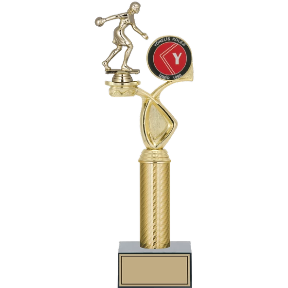 ODAK KUPA - Figürlü Kupalar - Bowling Kadın Figürlü Kupalar FG-015 A - 39 cm ürün görseli 1