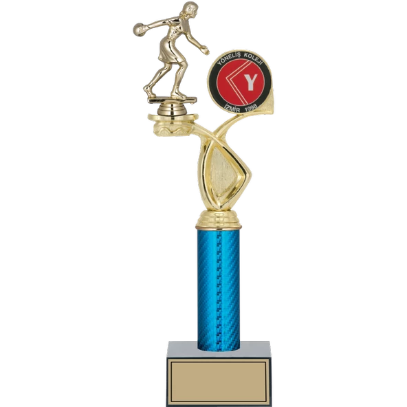ODAK KUPA - Figürlü Kupalar - Bowling Kadın Figürlü Kupalar FG-017 A - 39 cm ürün görseli 1