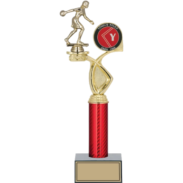 ODAK KUPA - Figürlü Kupalar - Bowling Kadın Figürlü Kupalar FG-016 A - 39 cm ürün görseli 1