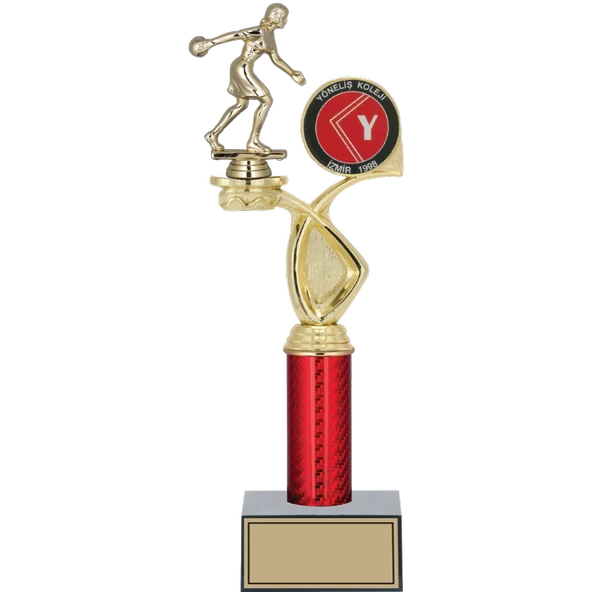 ODAK KUPA - Figürlü Kupalar - Bowling Kadın Figürlü Kupalar FG-016 B - 36 cm ürün görseli 1