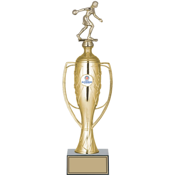 ODAK KUPA - Figürlü Kupalar - Bowling Kadın Figürlü Kupalar FG-026 B - 40 cm ürün görseli 1