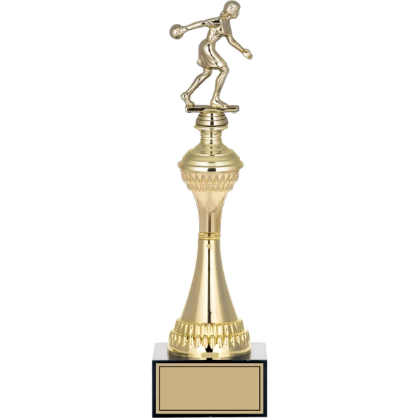 ODAK KUPA - Figürlü Kupalar - Bowling Kadın Figürlü Kupalar FG-029 A - 36 cm ürün görseli 1