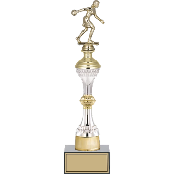 ODAK KUPA - Figürlü Kupalar - Bowling Kadın Figürlü Kupalar FG-032 C - 39 cm ürün görseli 1